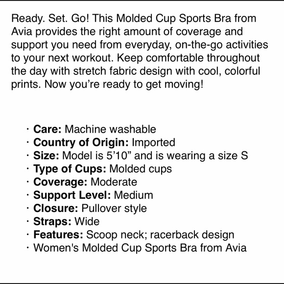 Avia Leggings and Sport Bra both size XS - Picture 10 of 14